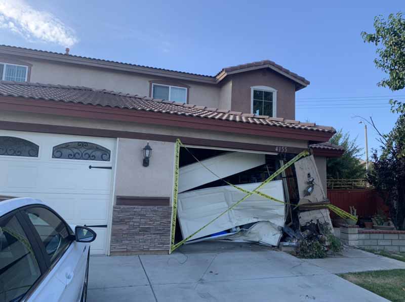 Damage to Garage