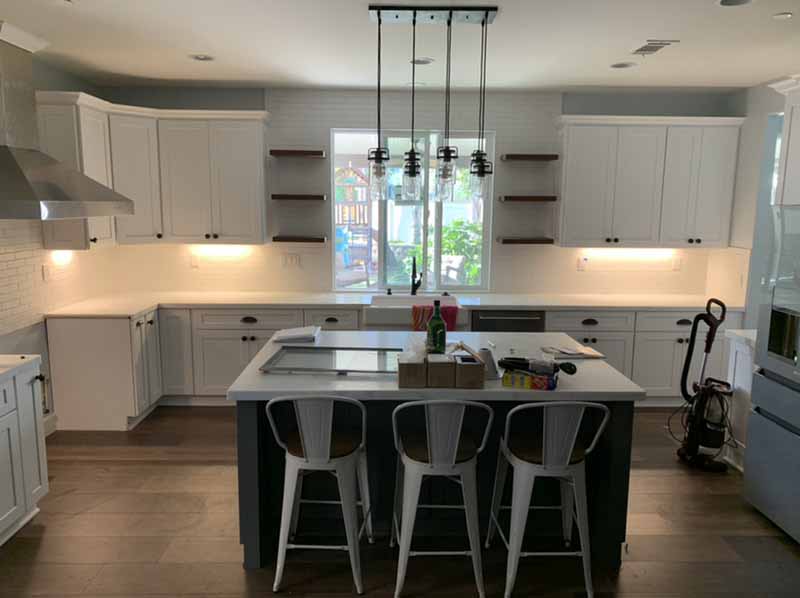 Kitchen Restored and Remolded After