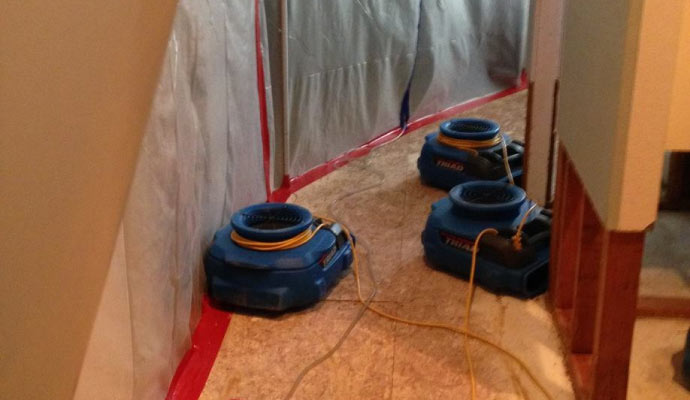 Water damage restoration