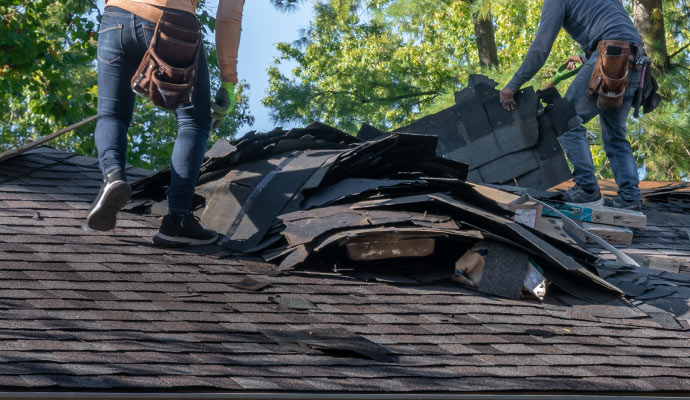 Roof Storm Damage Cleanup and Restoration in Riverside & Temecula